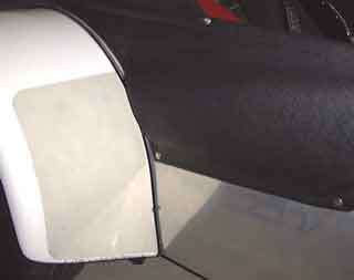 以前のプラスチック製プロテクター